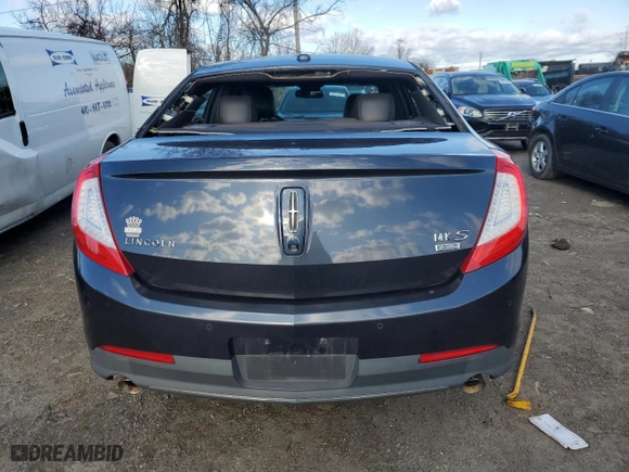 2014 Lincoln MKS with VIN 1LNHL9EK1EG612260, listed as a Copart auction lot 43759825 with 89,746 mi miles and Salvage Title. Bid and sale history available at carsss.com. Image 6.