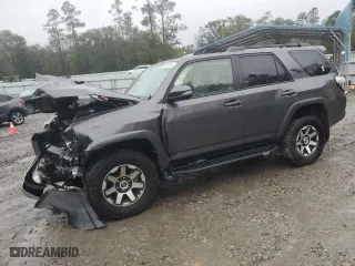 2019 Toyota 4Runner SR5 with VIN JTEBU5JR8K5610916, listed as a Copart auction lot 80855784 with 62,618 mi miles and Salvage Title. Bid and sale history available at carsss.com. Image 1.