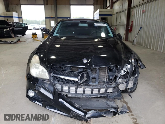 2007 Mercedes-Benz CLS-Class 5.5L with VIN WDDDJ72X77A091912, listed as a Copart auction lot 72378144 with 0 mi miles and Salvage Title. Bid and sale history available at carsss.com. Image 5.