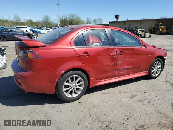 2016 Mitsubishi Lancer ES with VIN JA32U2FU8GU003653, listed as a Copart auction lot 54856755 with 68,385 mi miles and Salvage Title. Bid and sale history available at carsss.com. Image 3.