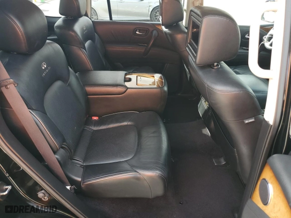2012 Infiniti QX56 7-passenger with VIN JN8AZ2NF3C9519535, listed as a Copart auction lot 50044195 with 192,712 mi miles and Salvage Title. Bid and sale history available at carsss.com. Image 11.