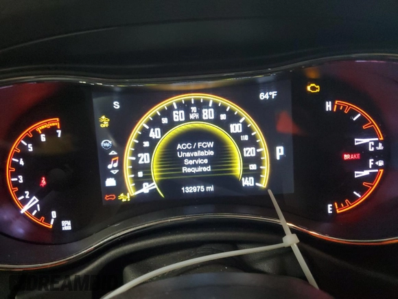 2016 Dodge Durango Citadel Anodized Platinum with VIN 1C4SDJETXGC466369, listed as a Copart auction lot 58621274 with 132,975 mi miles and Salvage title. Bid and sale history available at DreamBid. Image 9.