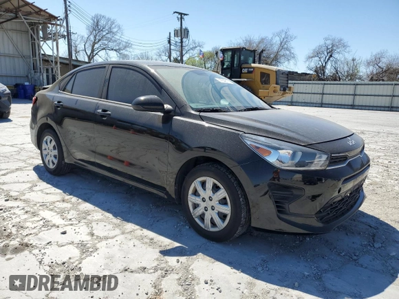 2023 Kia Rio LX with VIN 3KPA24AD8PE517281, listed as a Copart auction lot 47848175 with 35,014 mi miles and Clean Title. Bid and sale history available at DreamBid. Image 4.
