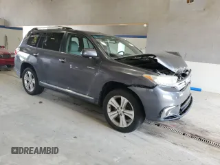 2013 Toyota Highlander Limited with VIN 5TDDK3EH4DS193218, listed as a Copart auction lot 59421055 with 146,607 mi miles and Salvage title. Bid and sale history available at DreamBid. Image 4.