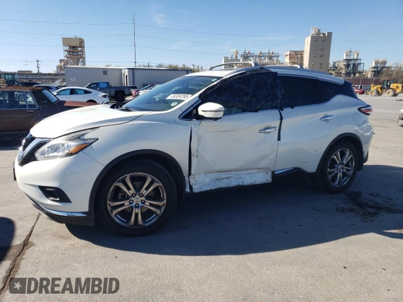 2018 Nissan Murano S with VIN 5N1AZ2MG1JN199038, listed as a Copart auction lot 49389295 with 89,694 mi miles and Salvage Title. Bid and sale history available at DreamBid. Image 1.
