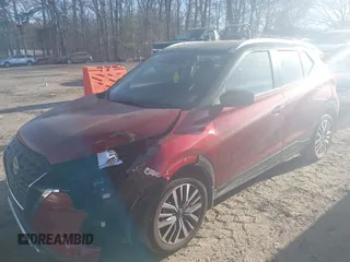 2024 Nissan Kicks SV with VIN 3N1CP5CV3RL514666, listed as a IAAI auction lot 41825769 with 4,489 mi miles and . Bid and sale history available at DreamBid. Image 2.