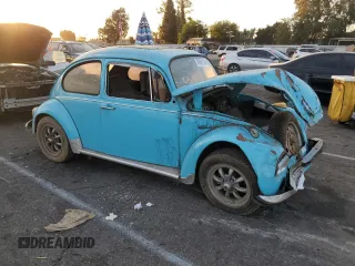1968 Volkswagen Beetle with VIN 118017996, listed as a Copart auction lot 76961714 with 31,631 mi miles and Clean Title. Bid and sale history available at DreamBid. Image 4.