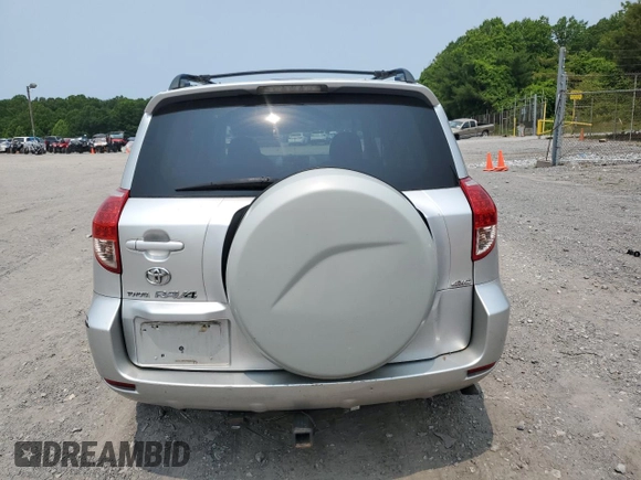 2006 Toyota RAV4 Sport with VIN JTMBK32V265009176, listed as a Copart auction lot 59352885 with 293,604 mi miles and Clean title. Bid and sale history available at DreamBid. Image 6.