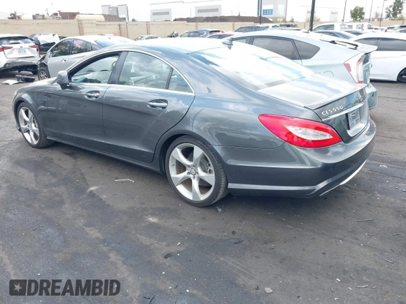 2012 Mercedes-Benz CLS 550 with VIN WDDLJ9BB1CA050374, listed as a IAAI auction lot 41883964 with 61,748 mi miles and . Bid and sale history available at DreamBid. Image 3.