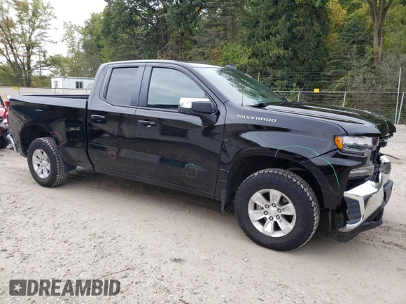 2019 Chevrolet Silverado 1500 LT with VIN 1GCRWCEK1KZ310206, listed as a Copart auction lot 72927774 with 63,238 mi miles and Salvage Title. Bid and sale history available at DreamBid. Image 4.