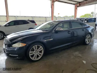 2012 Jaguar XJ with VIN SAJWA2GB7CLV28603, listed as a Copart auction lot 75734974 with 243,054 mi miles and Non Repairable. Bid and sale history available at carsss.com. Image 1.