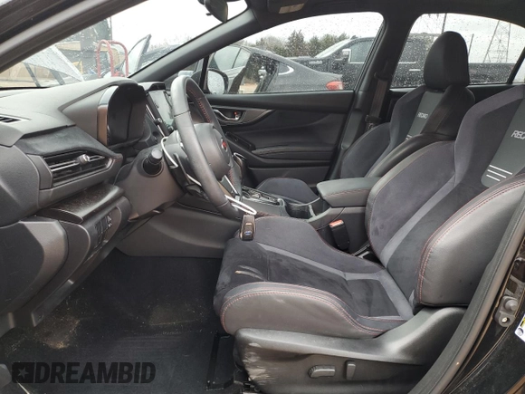 2022 Subaru WRX GT with VIN JF1VBAU65N8024751, listed as a Copart auction lot 44621315 with 42,999 mi miles and Salvage title. Bid and sale history available at DreamBid. Image 7.