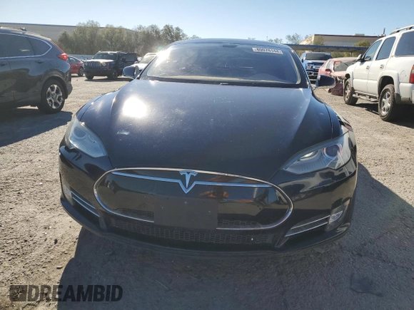 2013 Tesla Model S with VIN 5YJSA1CN9DFP05499, listed as a Copart auction lot 80078144 with 133,763 mi miles and Salvage Title. Bid and sale history available at carsss.com. Image 5.
