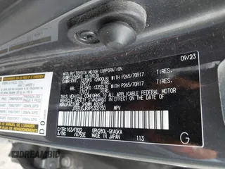 2023 Toyota 4Runner SR5 with VIN JTEEU5JRXP5302750, listed as a IAAI auction lot 42125821 with 29,818 mi miles and . Bid and sale history available at DreamBid. Image 9.