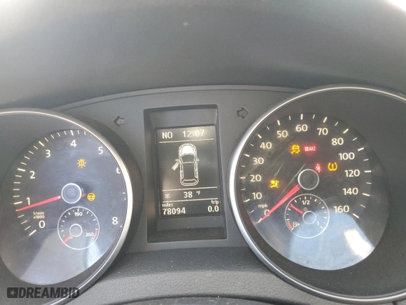 2010 Volkswagen Golf with VIN WVWAA7AJ6AW096765, listed as a Copart auction lot 42992955 with 78,094 mi miles and Salvage Title. Bid and sale history available at carsss.com. Image 9.