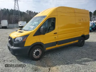 2021 Ford Transit Cargo with VIN 1FTBR1X84MKA08421, listed as a Copart auction lot 50013225 with 99,397 mi miles and Salvage Title. Bid and sale history available at DreamBid. Image 1.