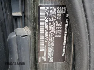 2016 BMW i3 with VIN WBY1Z4C58GV508883, listed as a Copart auction lot 55254715 with 99,644 mi miles and Clean title. Bid and sale history available at DreamBid. Image 12.