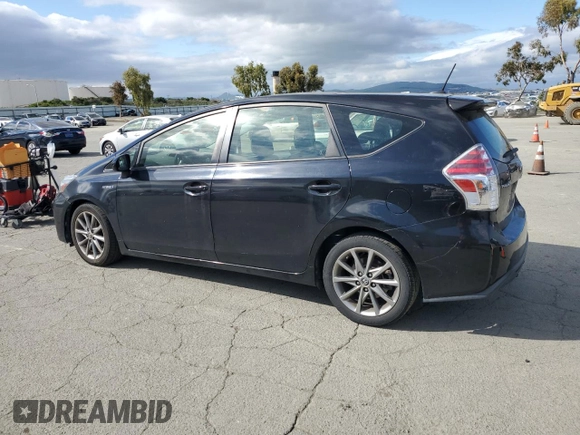2016 Toyota Prius v Two with VIN JTDZN3EU2GJ054555, listed as a Copart auction lot 50606125 with 157,947 mi miles and Salvage Title. Bid and sale history available at carsss.com. Image 2.