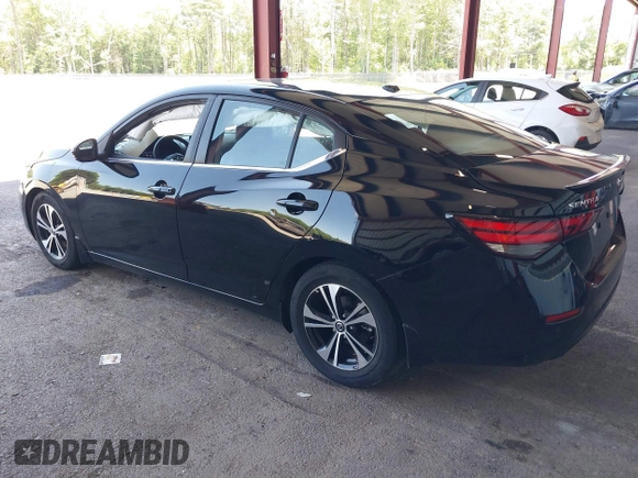 2020 Nissan Sentra SV with VIN 3N1AB8CV3LY313318, listed as a IAAI auction lot 42561962 with 25,836 mi miles and . Bid and sale history available at DreamBid. Image 3.