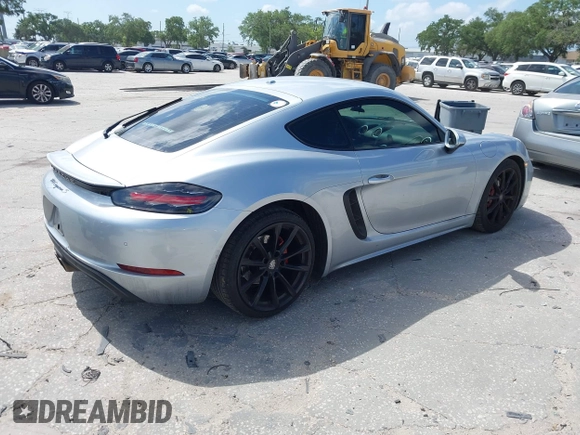 2017 Porsche Cayman S with VIN WP0AB2A87HS285634, listed as a IAAI auction lot 41949961 with 57,422 mi miles and . Bid and sale history available at DreamBid. Image 4.