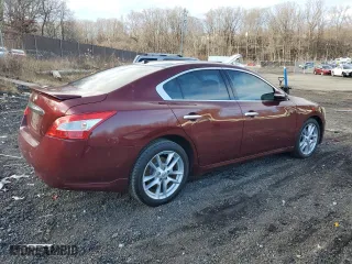 2009 Nissan Maxima 3.5 SV with VIN 1N4AA51E19C860676, listed as a Copart auction lot 86978504 with 182,125 mi miles and Salvage Title. Bid and sale history available at carsss.com. Image 3.