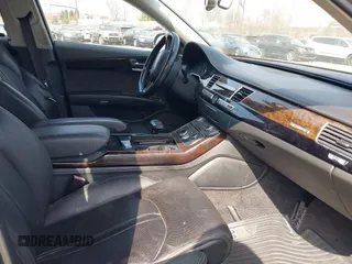 2012 Audi A8 L with VIN WAURVAFD7CN004673, listed as a IAAI auction lot 41768222 with 108,982 mi miles. Bid and sale history available at carsss.com. Image 5.