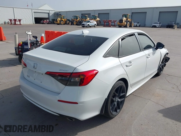 2023 Honda Civic Sport with VIN 2HGFE2F54PH521840, listed as a IAAI auction lot 42258323 with Not provided miles and . Bid and sale history available at DreamBid. Image 4.