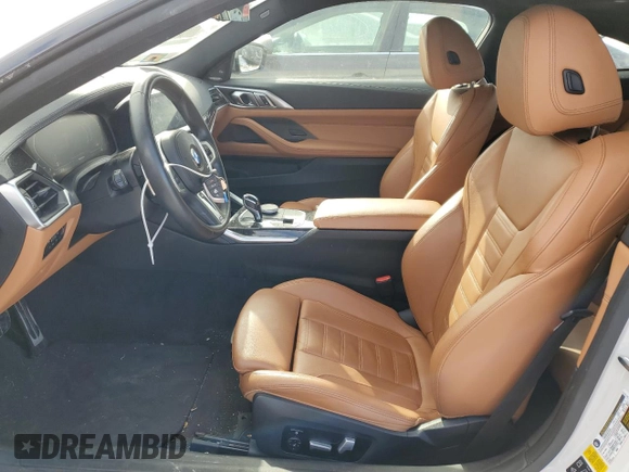 2021 BMW 4 Series M440i xDrive with VIN WBA13AR07MCF79691, listed as a Copart auction lot 88625335 with 35,234 mi miles and Salvage Title. Bid and sale history available at DreamBid. Image 7.