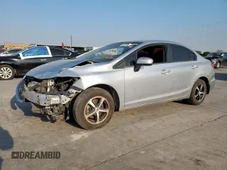2015 Honda Civic Sedan SE with VIN 19XFB2F71FE082244, listed as a Copart auction lot 52765255 with 119,224 mi miles and Salvage Title. Bid and sale history available at carsss.com. Image 1.