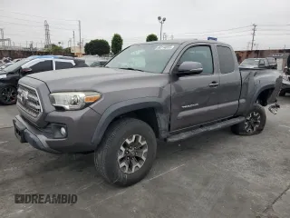 2016 Toyota Tacoma SR5 with VIN 5TFSZ5AN3GX046073, listed as a Copart auction lot 60114055 with 109,161 mi miles and Salvage title. Bid and sale history available at DreamBid. Image 1.