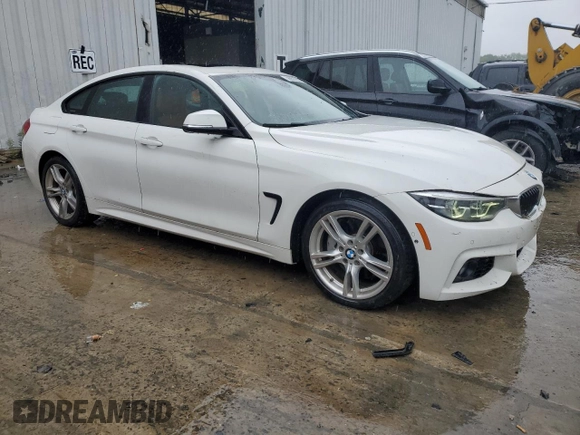 2018 BMW 4 Series 440i z VIN WBA4J5C57JBF07020, wystawiony jako Copart lot #58062735 z przebiegiem 20 708 mil mil oraz Szkoda całkowita • Salvage title. Historia ofert i sprzedaży dostępna na DreamBid. Obrazek 4.