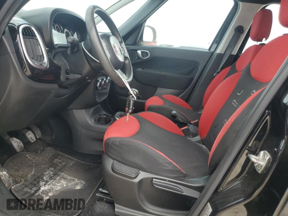 2014 FIAT 500L Pop with VIN ZFBCFAAH3EZ003308, listed as a Copart auction lot 54242245 with 69,403 mi miles and Salvage Title. Bid and sale history available at DreamBid. Image 7.