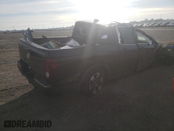 2019 Honda Ridgeline RTL with VIN 5FPYK2F54KB007833, listed as a Copart auction lot 79132174 with 104,690 mi miles and Non repairable. Bid and sale history available at DreamBid. Image 3.