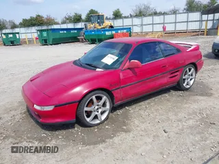 1991 Toyota MR2 z VIN JT2SW21M6M0000118, wystawiony jako IAAI lot #41778780 z przebiegiem 258 320 mil mil oraz . Historia ofert i sprzedaży dostępna na DreamBid. Obrazek 2.