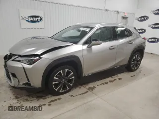 2019 Lexus UX with VIN JTHY3JBHXK2017817, listed as a Copart auction lot 46590875 with 94,049 mi miles and Clean Title. Bid and sale history available at carsss.com. Image 1.