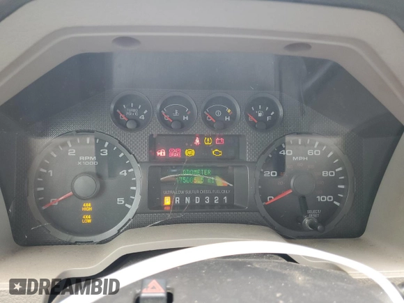 2010 Ford F-250 with VIN 1FTSF2BR3AEA51009, listed as a Copart auction lot 43138825 with 175,085 mi miles and Salvage title. Bid and sale history available at DreamBid. Image 9.