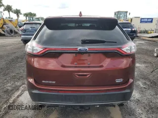 2015 Ford Edge SEL with VIN 2FMTK4J93FBB89807, listed as a Copart auction lot 81431204 with 0 mi miles and Non Repairable. Bid and sale history available at carsss.com. Image 6.