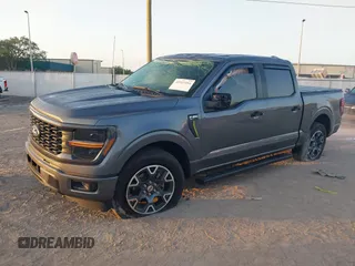 2024 Ford F-150 STX with VIN 1FTEW2KP9RKD46592, listed as a IAAI auction lot 41925104 with 14,938 mi miles and . Bid and sale history available at carsss.com. Image 18.