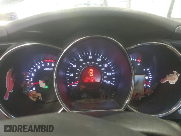2013 Kia Optima EX with VIN 5XXGN4A72DG091652, listed as a Copart auction lot 53751125 with 134,379 mi miles and Salvage Title. Bid and sale history available at carsss.com. Image 9.