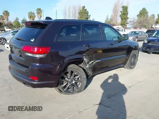 2018 Jeep Grand Cherokee High Altitude with VIN 1C4RJFCGXJC303450, listed as a IAAI auction lot 41855228 with 78,603 mi miles. Bid and sale history available at carsss.com. Image 4.