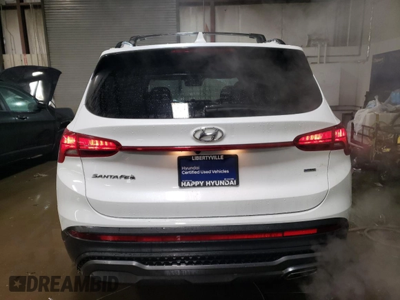 2022 Hyundai Santa Fe XRT with VIN 5NMS6DAJ4NH404478, listed as a Copart auction lot 45760005 with 27,340 mi miles and Salvage Title. Bid and sale history available at carsss.com. Image 6.