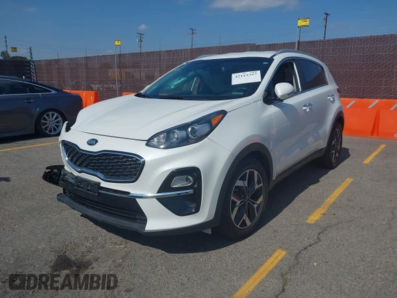 2021 Kia Sportage EX with VIN KNDPN3ACXM7936960, listed as a IAAI auction lot 42115357 with 27,964 mi miles and . Bid and sale history available at DreamBid. Image 16.