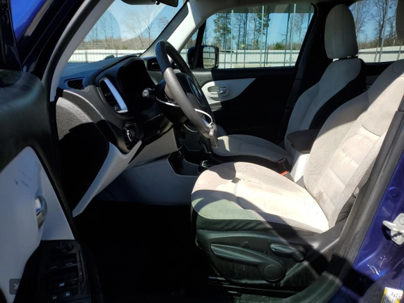 2018 Jeep Renegade Latitude with VIN ZACCJABB9JPH62821, listed as a Copart auction lot 49298745 with 93,646 mi miles and Salvage Title. Bid and sale history available at carsss.com. Image 7.