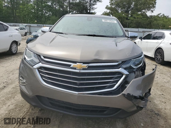 2019 Chevrolet Equinox Premier z VIN 3GNAXNEV4KS581264, wystawiony jako Copart lot #58812045 z przebiegiem 48 320 mil mil oraz Szkoda całkowita • Salvage title. Historia ofert i sprzedaży dostępna na DreamBid. Obrazek 5.