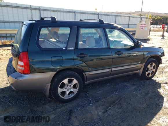 2003 Subaru Forester XS with VIN JF1SG65643H721776, listed as a Copart auction lot 79767764 with 201,224 mi miles and Salvage Title. Bid and sale history available at carsss.com. Image 3.