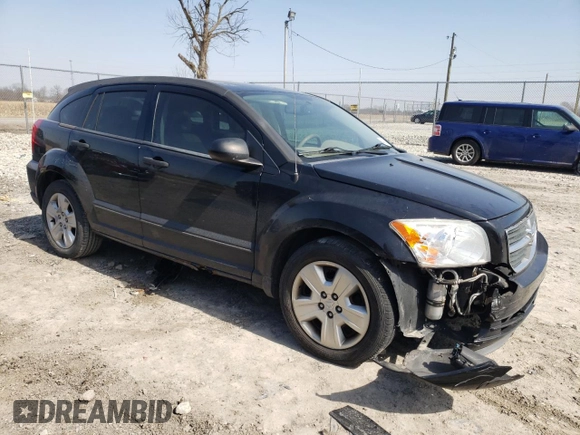 2007 Dodge Caliber SXT with VIN 1B3HB48C47D314273, listed as a Copart auction lot 48796165 with 173,044 mi miles and Clean Title. Bid and sale history available at carsss.com. Image 4.