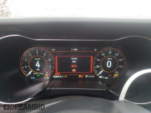 2021 Ford Mustang GT z VIN 1FA6P8CF9M5101492, wystawiony jako Copart lot #52884925 z przebiegiem 16 380 mil mil oraz Szkody całkowita. Historia ofert i sprzedaży dostępna na DreamBid. Obrazek 9.