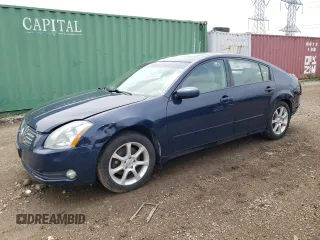 2005 Nissan Maxima 3.5 SL with VIN 1N4BA41E95C857811, listed as a Copart auction lot 54558844 with 0 mi miles and Salvage Title. Bid and sale history available at carsss.com. Image 1.