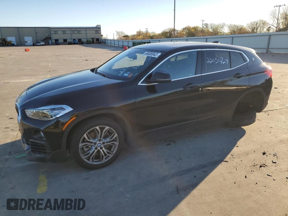 2020 BMW X2 sDrive28i with VIN WBXYH9C09L5P36280, listed as a Copart auction lot 69008942 with 57,925 mi miles. Bid and sale history available at carsss.com. Image 1.
