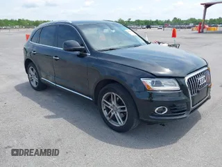 2016 Audi Q5 Premium Plus with VIN WA1L2AFP6GA027221, listed as a IAAI auction lot 42052002 with 90,813 mi miles. Bid and sale history available at carsss.com. Image 1.